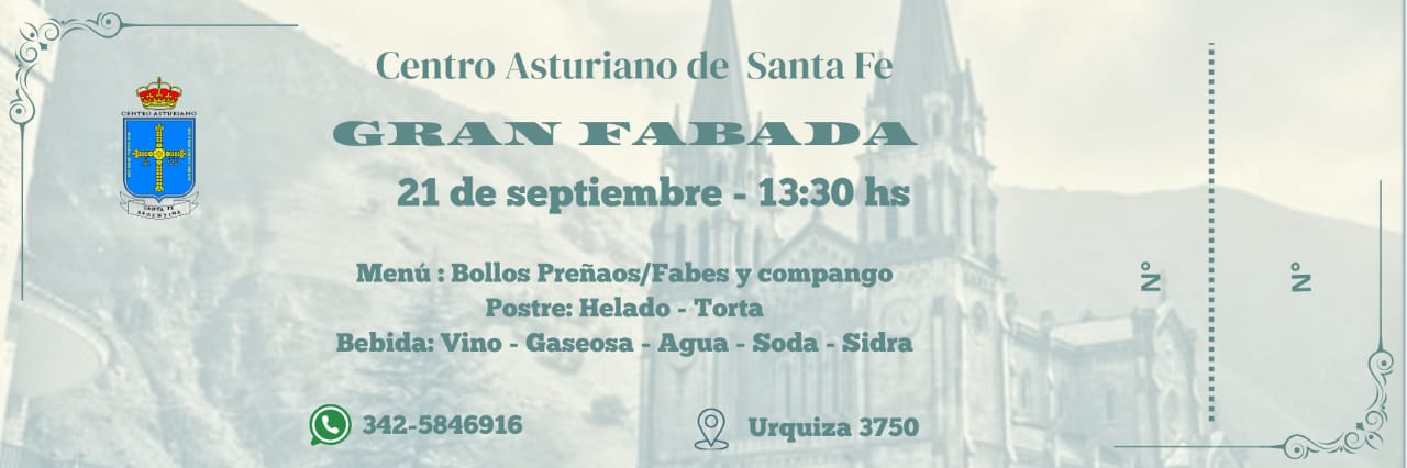 Tarjeta Fabada