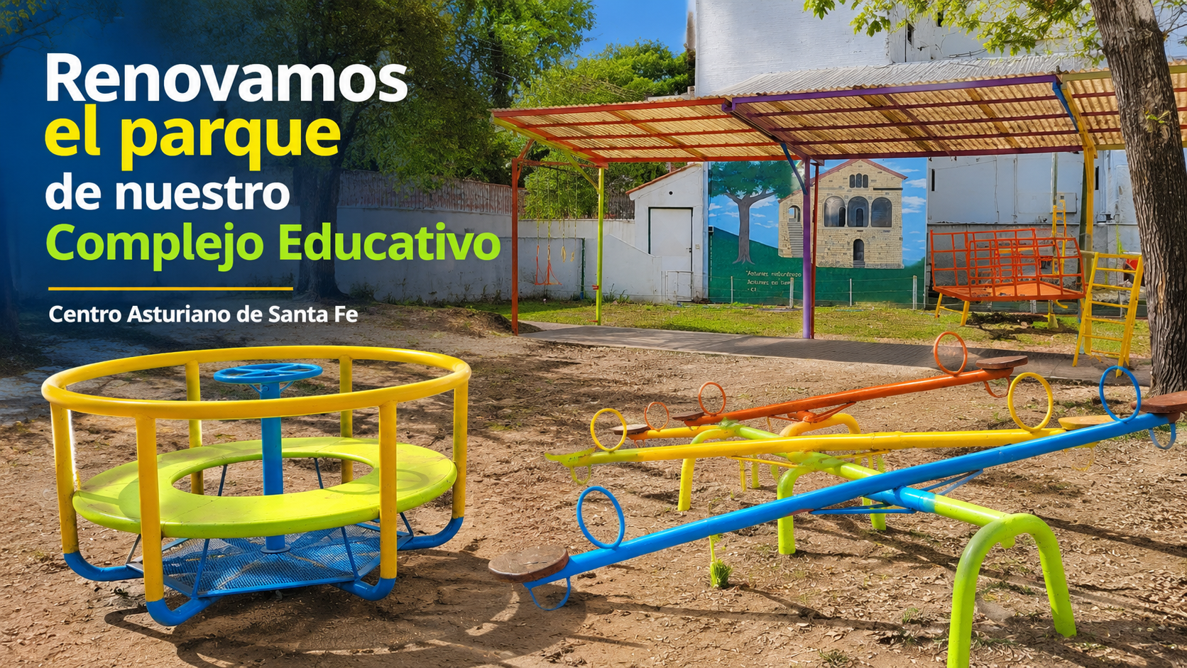 Renovamos el parque durante el receso invernal
